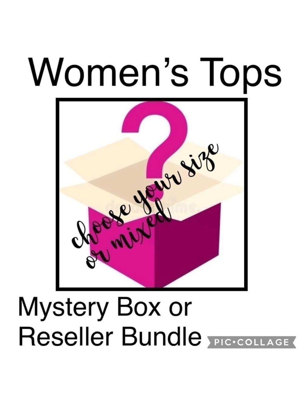 Tops Mystery Box Reseller Bundle Tee Cami Blouse Shirt Sweater Work Casual